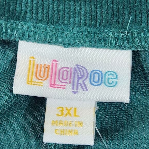 LuLaRoe Soft Green Ribbed Leggings - Picture 13 of 14